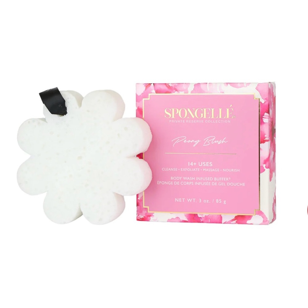 Spongelle Peony Blush | Boxed Flower NWT